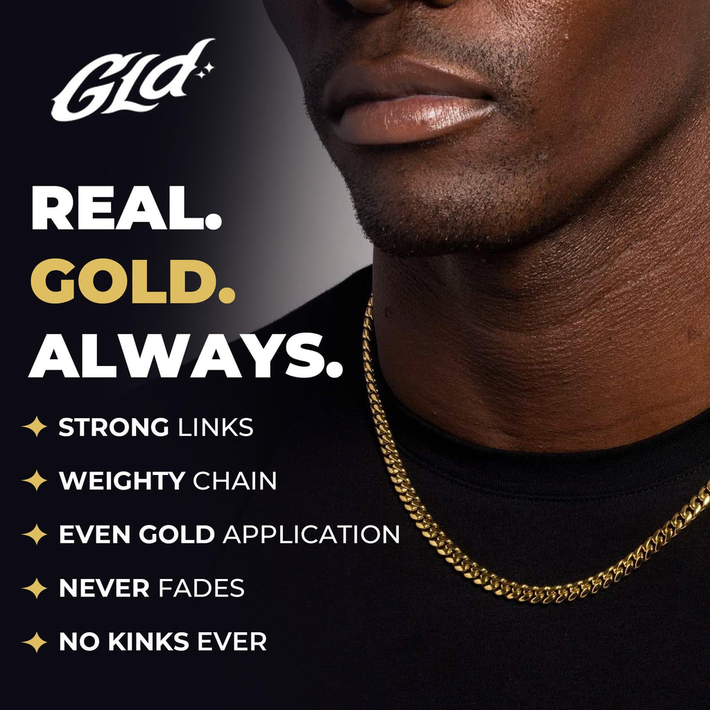Gold-Plated Micro Cuban Link Chain C273