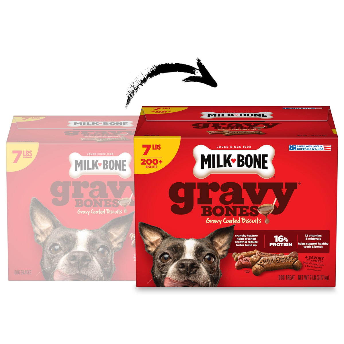 Gravy Coated Small Dog Biscuits B6005