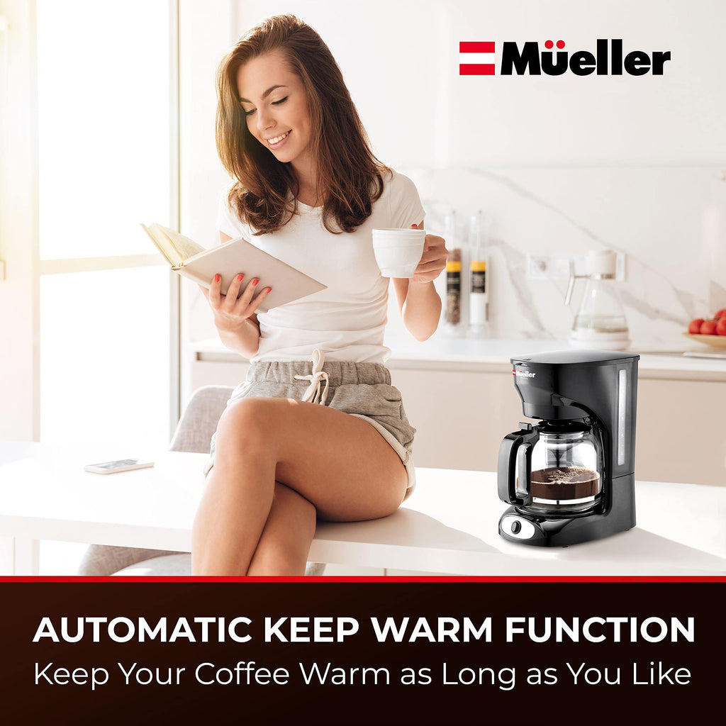 12-Cup Drip Coffee Maker with Glass Carafe R37339
