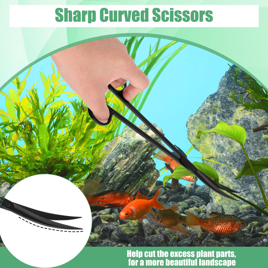 4 in 1 Stainless Steel Aquarium Aquascape Tools Kit G75517