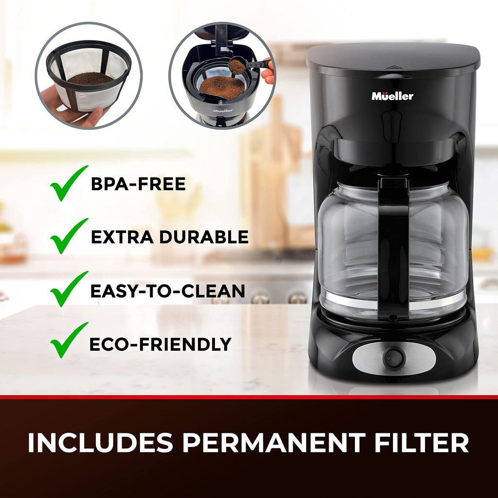 12-Cup Drip Coffee Maker with Glass Carafe R37339