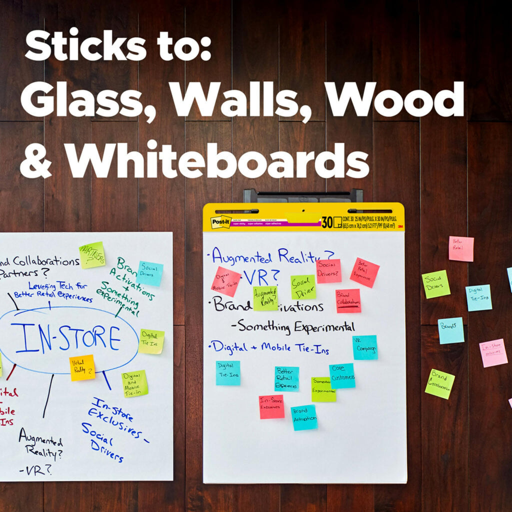 White Self Stick Flip Chart Paper Z290