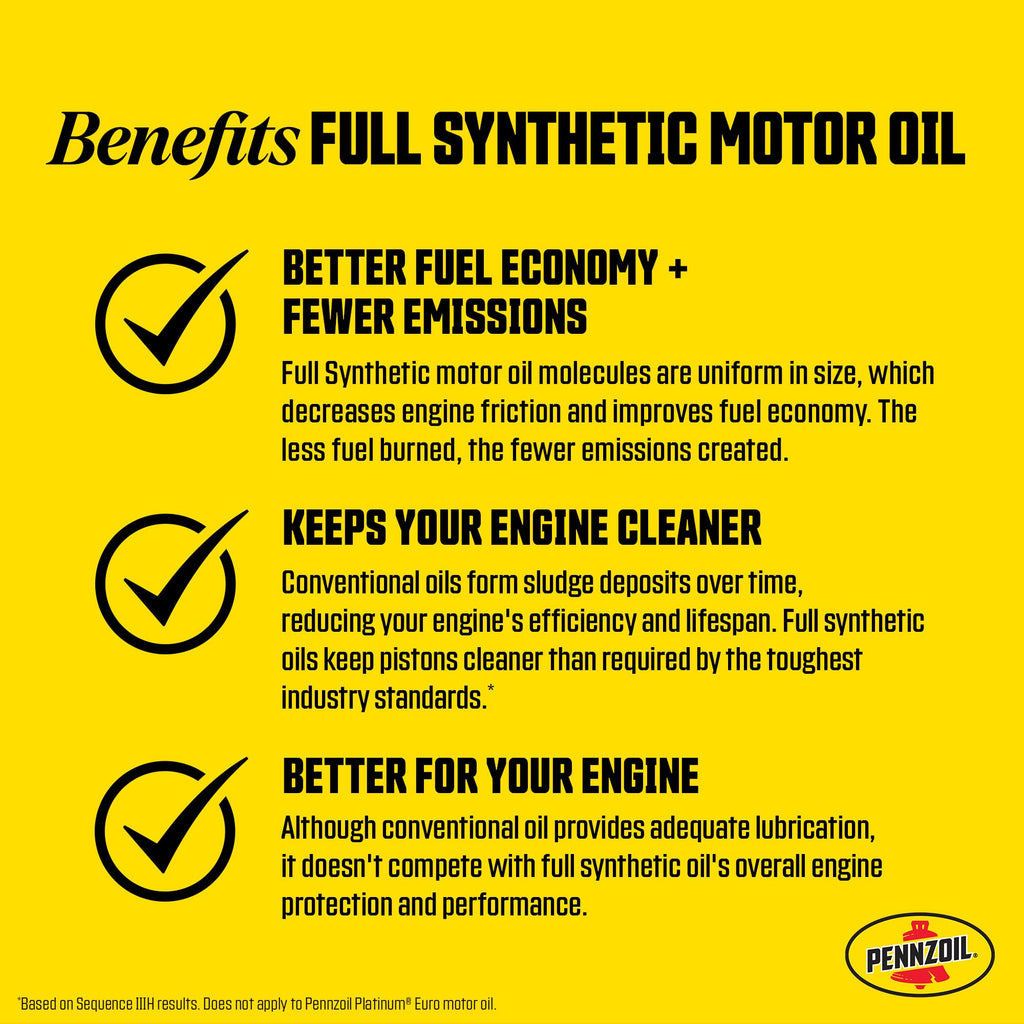 Full Synthetic 5W-30 Motor Oil, 5 Quart G81444