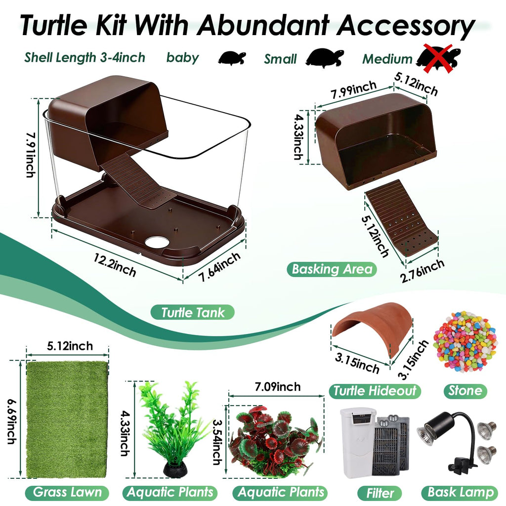 All-in-One Aquatic Turtle Aquarium Habitat U452270