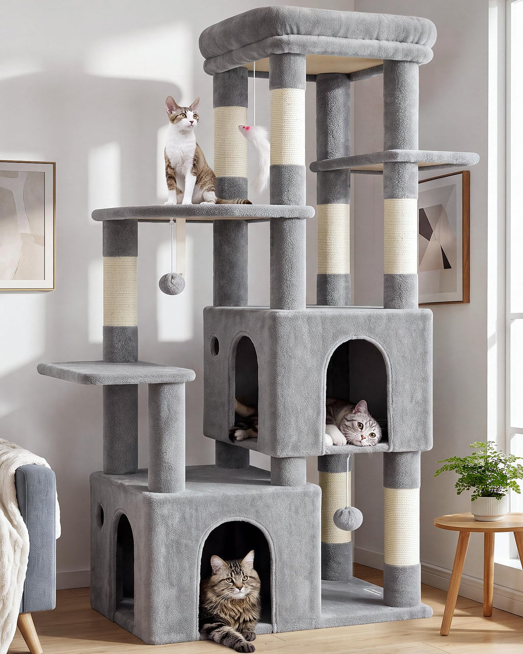 Light Grey Cat Tree M701