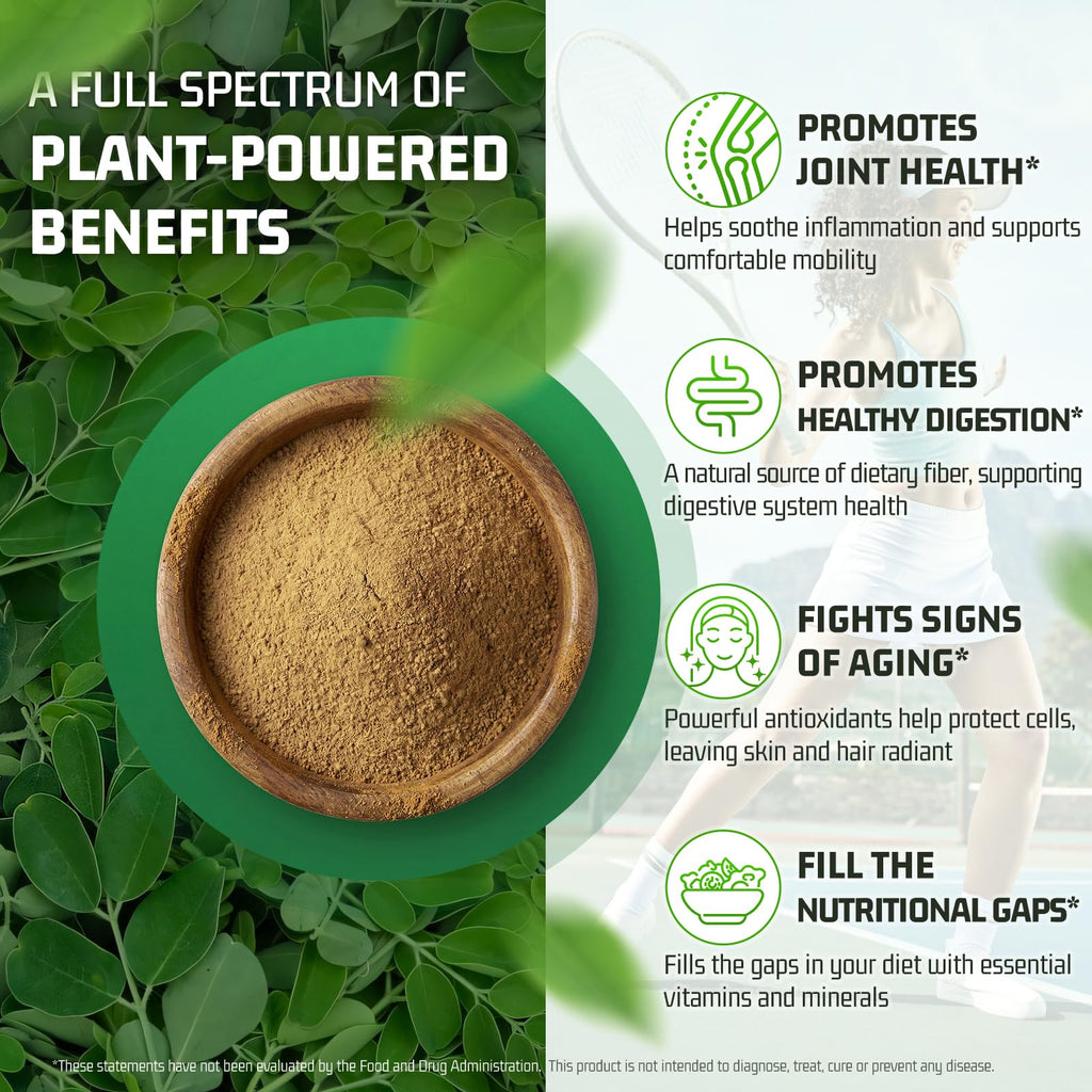 Moringa Capsules 1000mg 60 Count D1206