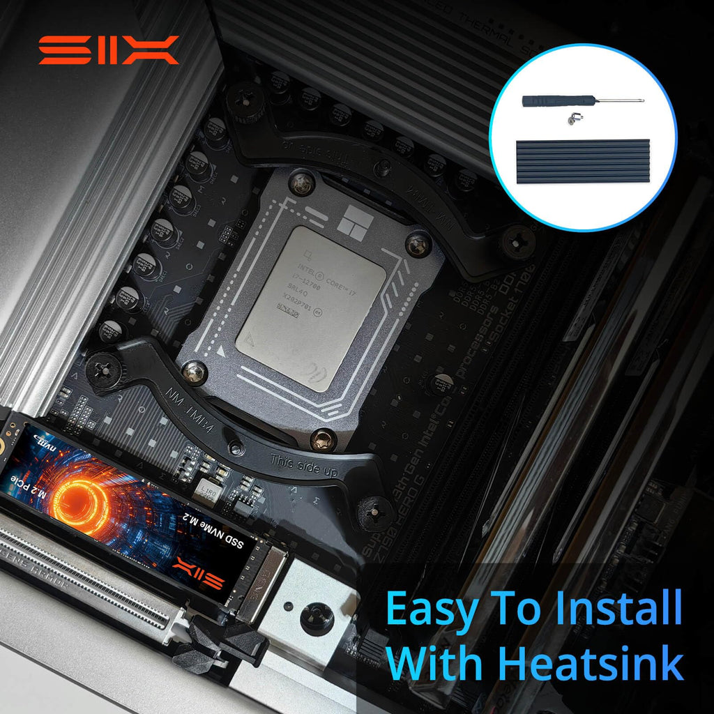 1TB PCIe 4.0 M.2 2280 Internal SSD with Heatsink X257