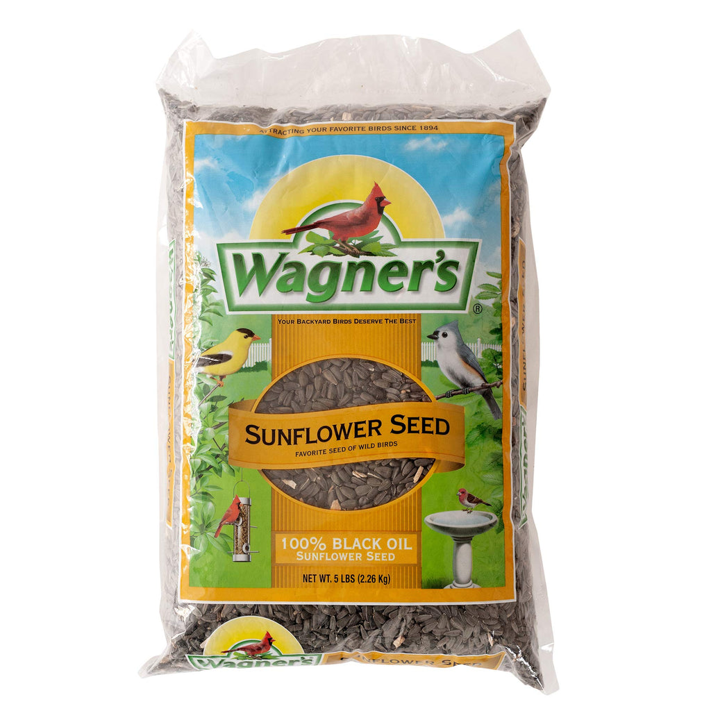 Wild Bird Food with Cherry Flavor 20-Pound Bag and Black Oil Sunflower Seed 5-Pound J97743