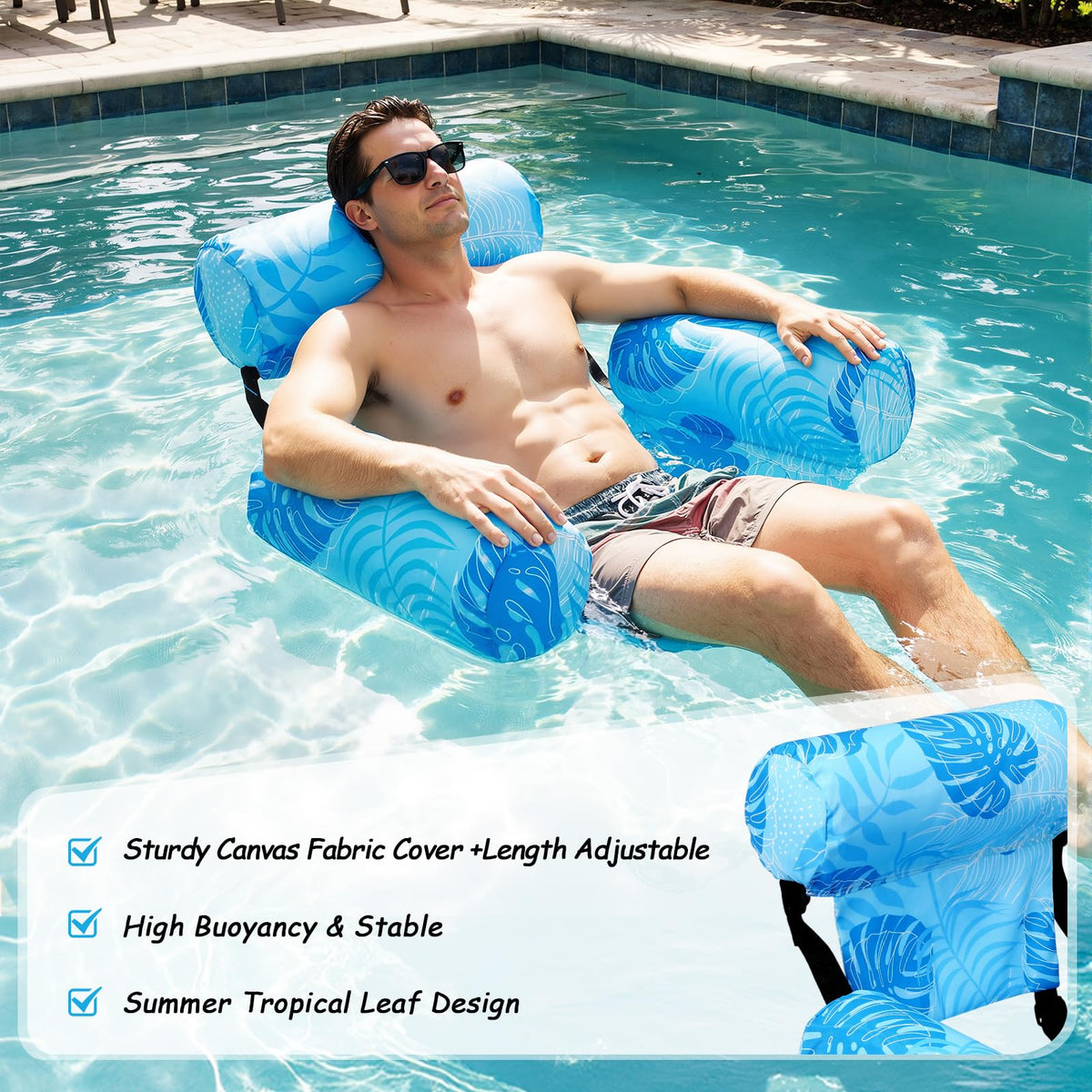 4 Pack Pool Floats Chairs T8801