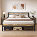 California King Bed Frame with Headboard Y914956
