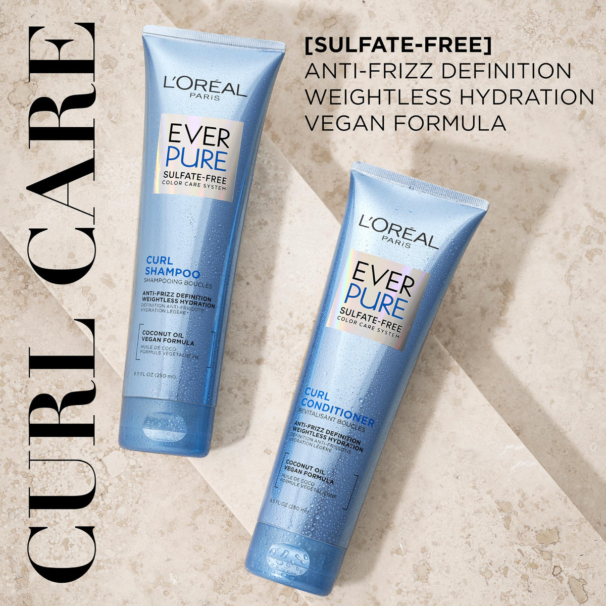 Sulfate Free Shampoo and Conditioner Set of 2 U836