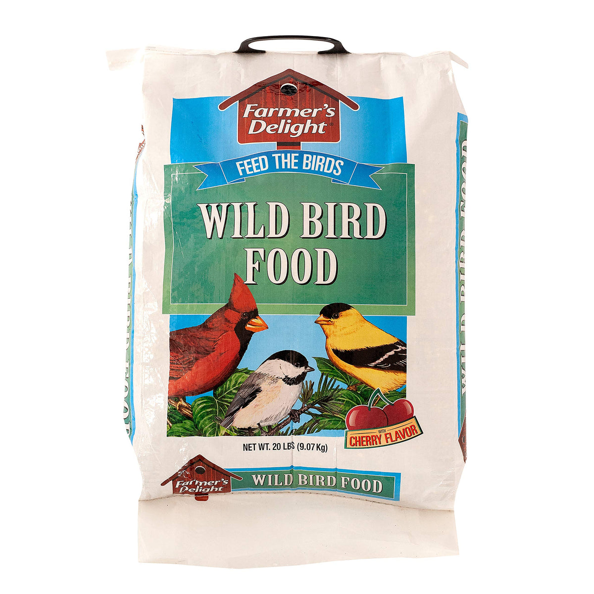 Wild Bird Food with Cherry Flavor 20-Pound Bag and Black Oil Sunflower Seed 5-Pound J97743