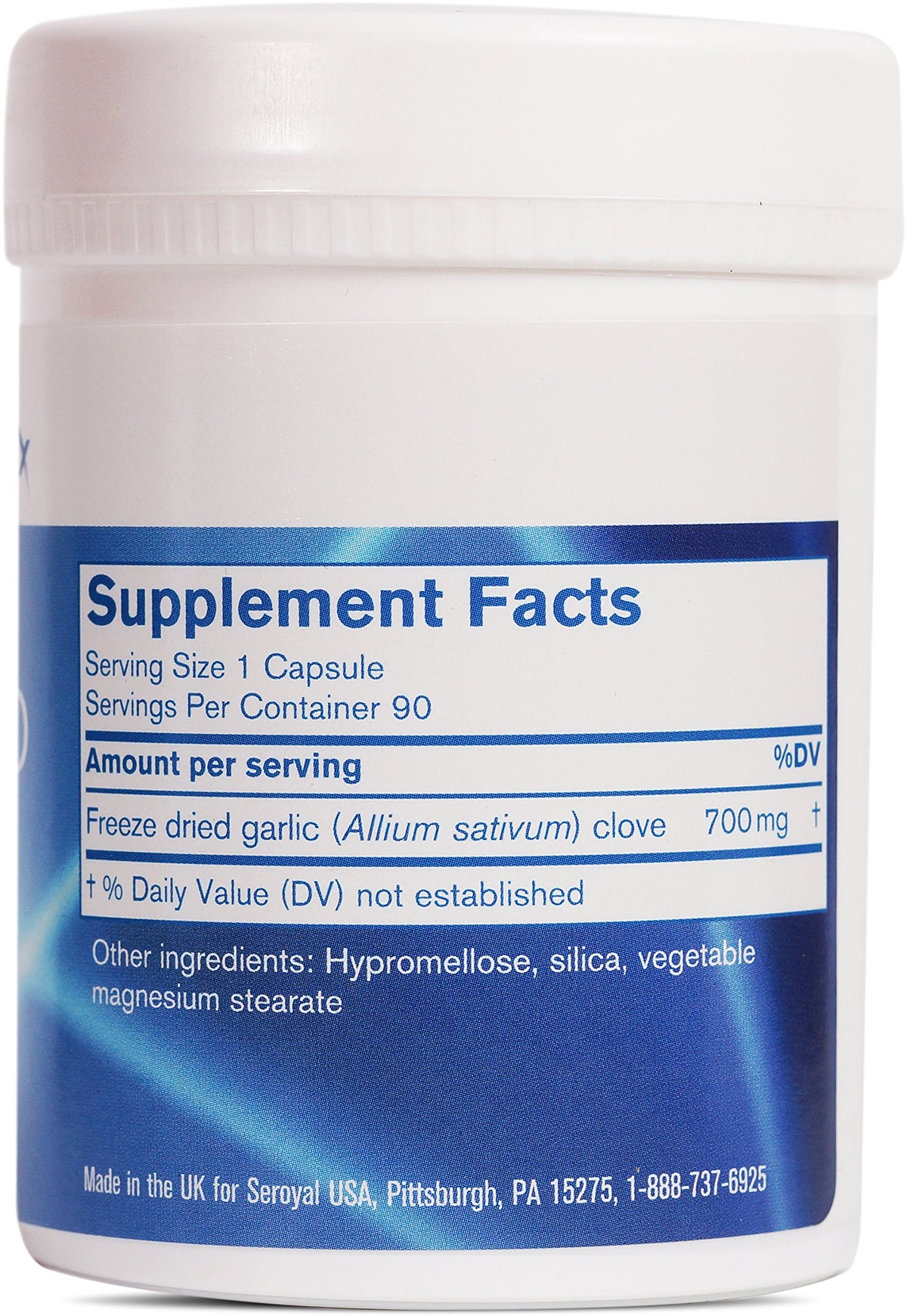 Garlic Freeze Dried 90 Capsules L3585